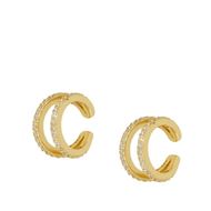 Imagen de Ear Cuff Doble Acra Plata Dorada