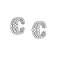 Imagen de Ear Cuff Triple Balls Plata