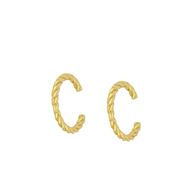 Imagen de Ear Cuff Curls Plata Dorada