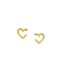 Imagen de Ear Cuff Corazón Plata Dorada