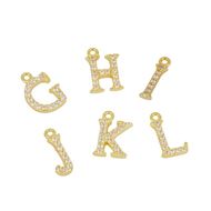 Imagen de Charm Letter Me Plata Dorada