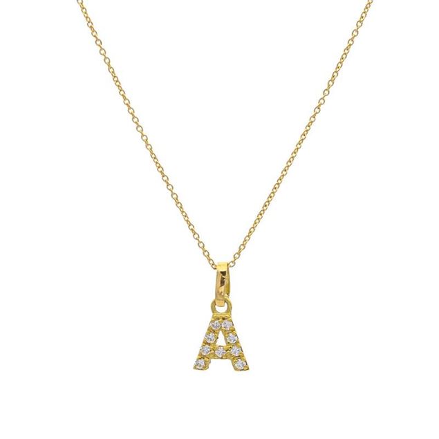 Imagen de Colgante Letter Oro 18K
